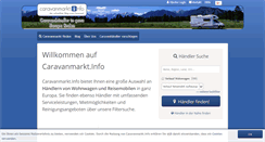 Desktop Screenshot of caravanmarkt.info